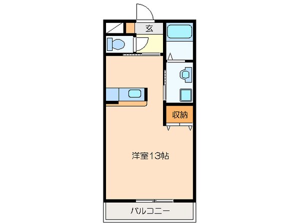 リジェール21の物件間取画像